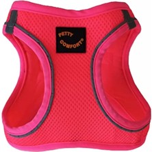 MarkEntegra Köpek Göğüs Tasması-Köpek Gezdirme Tasması-Vest Harness Tasması-Air Mesh (Hava Geçirgen) Göğüs Tasması (Small, Pembe)