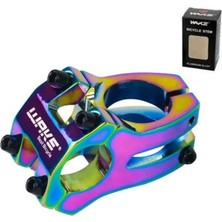 Bisiklet Kısa Gidon Boğazı Wake Alüminyum Rainbow Rengarenk Yedek Parça 31,8mm