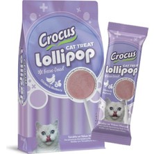 Crocus Tavuklu ve Yaban Mersinli Kedi Lolipop 10X1,4G