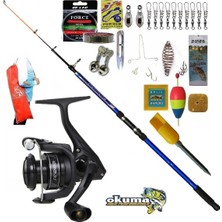 Okuma Revenger RV-8000A 420CM 50-100GR Continental Profesyonel Sazan Kıyı Olta Takımı Seti