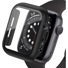 Newface Apple Watch Ultra 49MM Camlı Kasa Ekran Koruyucu - Siyah