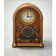 Everton RT-719 Nostaljik Radyo Bluetooth Hoparlör Saatli Ahşap Görünümlü Fm/am/sw USB Tf Kartlı
