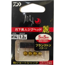 Daiwa Gekkabijin Jig Head Ss Rei Gold 14 No Iğne 1.2gr 4 Adet