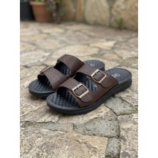 ModaFrato FL-550 Çifttokalı Erkek Terlik Yazlık Dışarı Terliği
