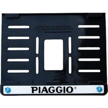 Sevgent Piaggio Pıaggıo ile Uyumlu Uyumlu Plastik (15X24 Cm) Kırılmaz Plakalık