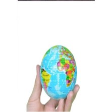 Hyd 2 Adet Dünya Desenli Stres Topu Relax Topu Parmak Eğitmeni Anti-Stres Rahatlatıcı TOPU,01255