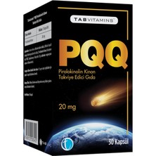 Tabvitamins Pqq Pirolokinolin Kinon 20 Miligram 30 Kapsül