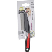 Ferplast Gro 5838 Köpek Pıre Tarağı, Red, Narrow