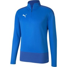 Puma Teamgoal 23 Training 1 4 Zip Top Erkek Futbol Antrenman Sweatshirts 65647602 Mavi