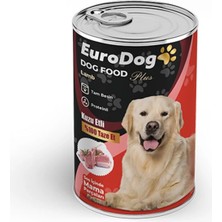 EuroGold Eurodog Kuzu Parça Etli Yetişkin Köpek Konserve 400 gr