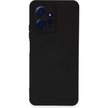 Fantastik Store Newface Xiaomi Redmi Note 12 4g Kılıf Nano Içi Kadife Silikon - Siyah