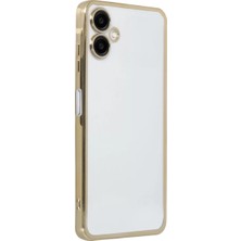 Fantastik Store Newface Samsung Galaxy A07 4g Razer Lensli Silikon - Gold