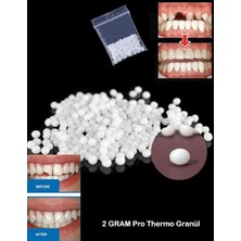 Thermo Granül 2 Gram Protez Geçici Diş Yapımı, Eksik Diş Giderme, Kırık Diş Onarımı ve Di