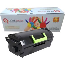 QPRİNT TONER Lexmark MS822 15K Çipli Muadil Toner MS725 MS823 MS821 MS825 MX721 MX722 MX822 MX826