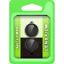Fantastik Store Newface Samsung Galaxy Z Flip 6 Raze Metal Kamera Lens - Siyah