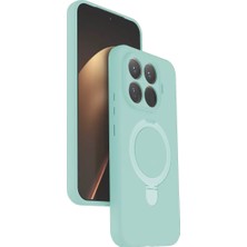 Fantastik Store Newface Xiaomi Mi 15T Pro Regal Magsafe Standlı Kapak - Su Yeşili