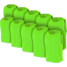Usr Antrenman Yeleği Fileli Yeşil Küçük Boy - Bib 10 Lu Paket