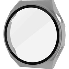 Fantastik Store Newface Huawei Watch Gt3 Pro 46MM Dota Camlı Kasa Ekran Koruyucu - Uzay Grisi