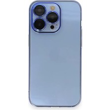Fantastik Store Newface Apple iPhone 14 Pro Max Kılıf Armada Lensli Kapak - Sierra Blue