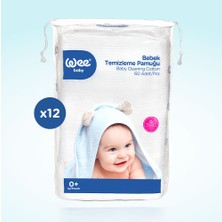 Wee Baby Bebek Temizleme Pamuğu Seti (60x12 720 Adet)