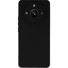 Fantastik Store Newface Realme 11 Pro Kılıf Nano Içi Kadife Silikon - Siyah