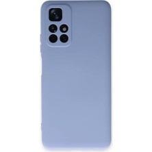 Fantastik Store Newface Xiaomi Redmi Note 11T Kılıf Nano Içi Kadife Silikon - Lila