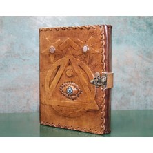 Mudanis Taşlı Deri Defter KSK3152