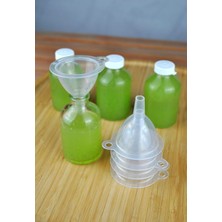 4 Adet Pratik Kolonya Parfüm Yağ Detoks Şişesi Doldurma Hunisi Mini Huni
