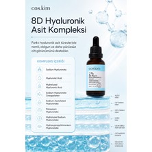 Cos.kim 8 Çeşit Hyaluronik Asit Içeren Nemlendirici Cilt Bakım Serumu | 2% 8d Multi Hyaluronics Serum 30 ml