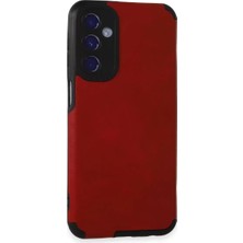 Fantastik Store Newface Samsung Galaxy M34 5g Kılıf Loop Deri Silikon - Kırmızı