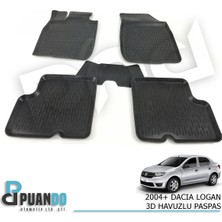 Puando 2004+ Dacıa Logan 3D Havuzlu Paspas