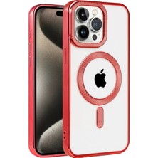 Fantastik Store Newface Apple iPhone 14 Pro Max Kılıf Kronos Magsafe Kapak - Kırmızı