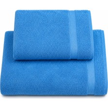 Elif Mira 2 Parça Asker Banyo Havlu Seti 70X140 + 50X90 cm Atlas