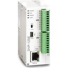 Delta Electronics Delta DVP12SE11R  24V Dc  8 Giriş 4 Röle Çıkış Ethernetli Plc Modülü
