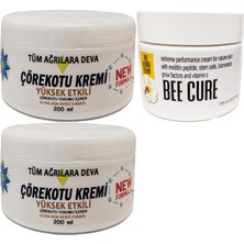 Medigeni Çörek Otu Kremi White Box 2 Adet 200 ml + Beecure Krem 150 ml / Krem Seti