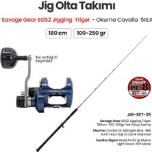 Savage Gear Sgs2 Jigging Triger 180CM - Okuma Cavalla  5ıılx - Jig Olta Takımı 25