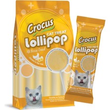 Crocus Tavuklu ve Yumurta Sarılı Kedi Lolipop 10X1,4G