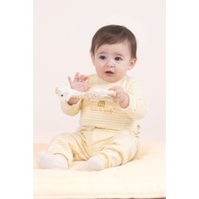 Little Gusto Sophie la girafe 2'li Uzun Kollu Organik Pamuk Zıbın