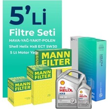 Mann Volkswagen Passat Hava Filtresi Yağ Filtresi Bakım Seti