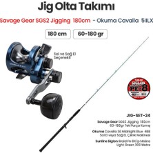 Savage Gear Sgs2 Jigging 180CM - Okuma Cavalla  5ıılx - Jig Olta Takımı Set-24