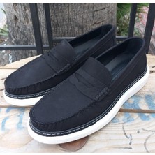Bags Shoes Bulldozer 231067 - 241053 Erkek Premium Hakiki Nubuk Deri Loafer Ayakkabı