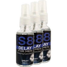 Bezos Stımul8 (S8) 3 Adet Longdeıay 30 ml Time Delaysprey Erkekler Için