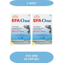 New Life Efa One 45 Kapsül Balık Yağı 1020 Omega 3 (2 Adet)