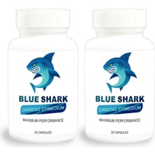 Medigeni Blue Shark 2 Adet Erkeklere Özel 20 Li Performanstakviye **ginseng & Epimediyumlu Içerikli**