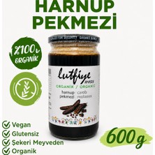 Lutfiye Organik Keçiboynuzu Pekmezi 600 G – %100 Harnup, Katkı Maddesi Içermez