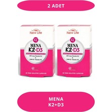 New Life Mena K2 D3 Vitamini 30 Kapsül (2 Adet)