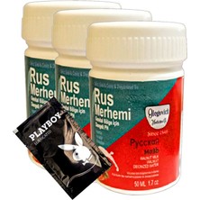 Bezos Rus Merhemi Glegnid Tüy KREMI22-2:0341 Valnut Milk & Walnut 3 Adet Rus Merhemi 50 ml Kadın Özel Bölge  + Yanında Jel