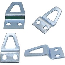 MarkEntegra Mr.bracket 10 Ad. Tablo Kancası Kıvrık Model - Metal Çerçeve Askısı Aparatı - Vidalı Fotoğraf Resim Asma Kancası