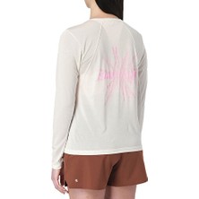 Salomon Shkout Core Ls Tee Gfx W Kadın Koşu Tişörtü LC295060 Beyaz