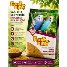 Kabuksuz Muhabbet Kuşu Yemi 400GRAM